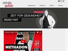 Tablet Screenshot of centralapo.de